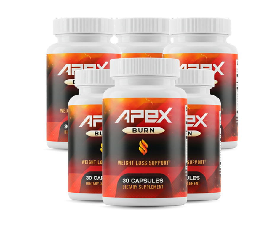 Six bottles of Apex Burn